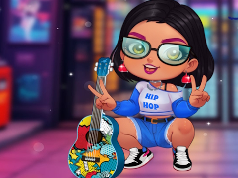 Gra Stylowa hip hop dziewczyna  w Internecie