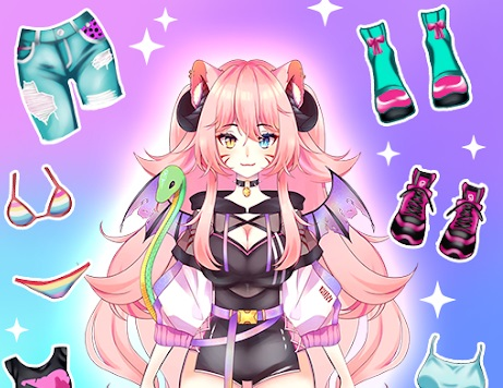 Gra Anime Dress Up Moe  w Internecie