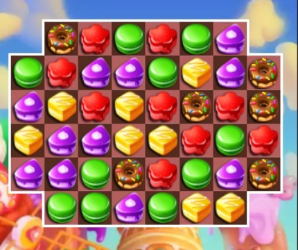 Gra Cake Match3  w Internecie