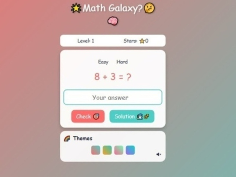 Gra Math Galaxy  w Internecie