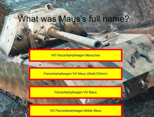 Gra Quiz zbiornika: Maus  w Internecie