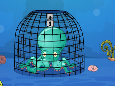 Gra Zwolnij Octopus z klatki  w Internecie