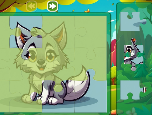 Gra Puzzle Explorer Animal  w Internecie