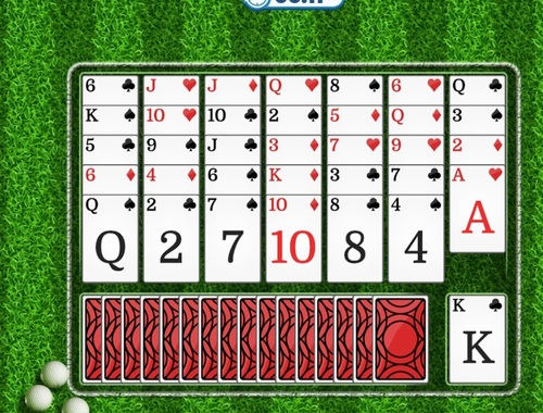 Gra Golf Solitaire  w Internecie