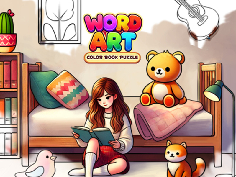 Gra Art of the Word: Color Book-Head w Internecie