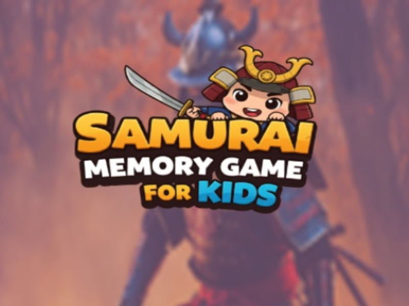 Gra Gra pamięci dla dzieci: samuraj w Internecie