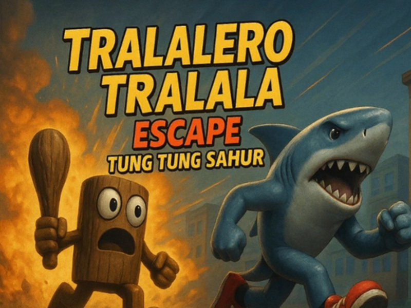 Gra Tralalero Tralala ucieka z Tung Tung Sahura w Internecie
