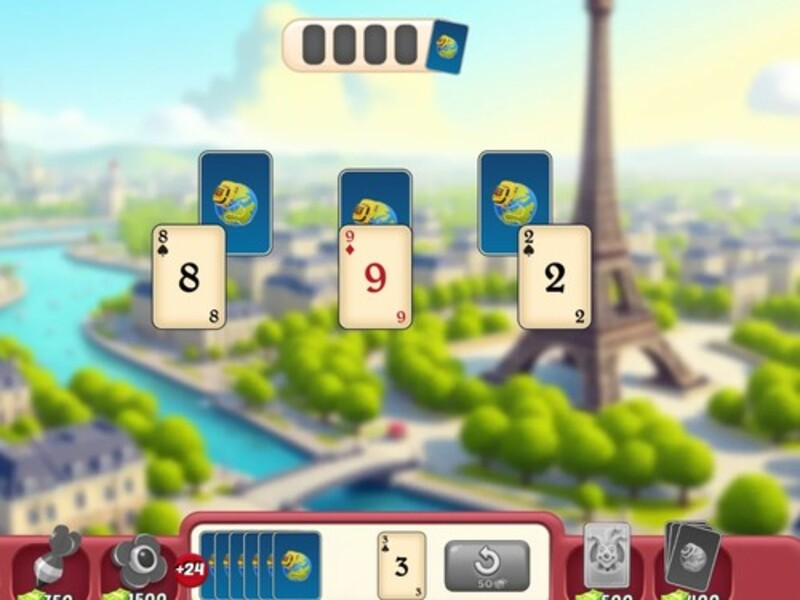 Gra Na całym świecie na Solitaire w Internecie