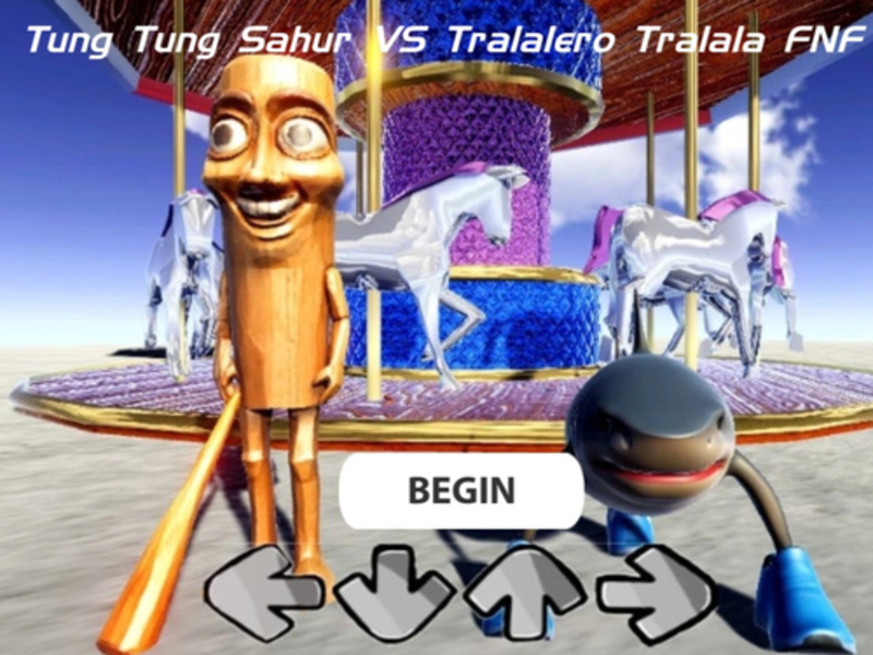 Gra Tung Tung Sahur vs Tralalerroe Tralala: Freee Knight Fankin w Internecie