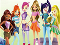 Gra Kolekcja puzzli Winx Club  w Internecie