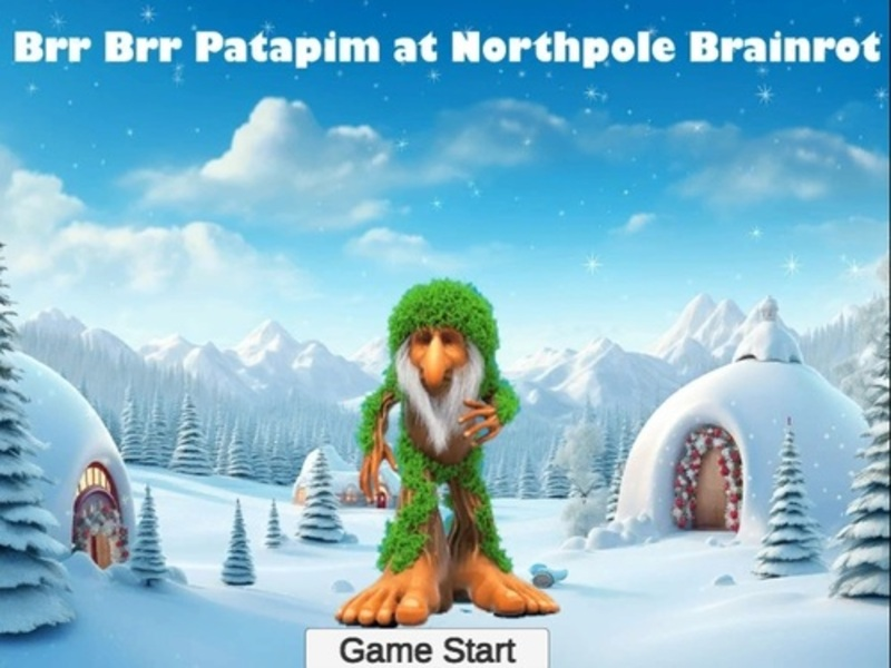 Gra Brr Brr Patapim na biegunie północnym w Internecie