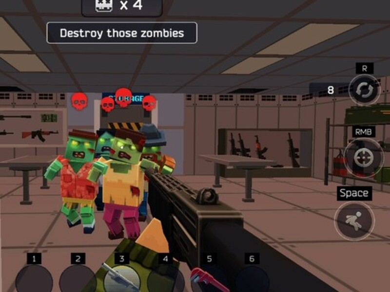 Gra Bitwa pikselowa: zombie atakują w Internecie