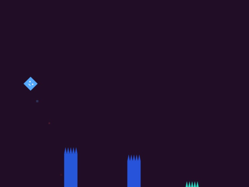 Gra Dash Geometria: Neon Jerk w Internecie