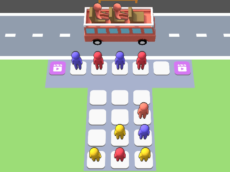 Gra Ucieczka z zestawem autobusów w Internecie