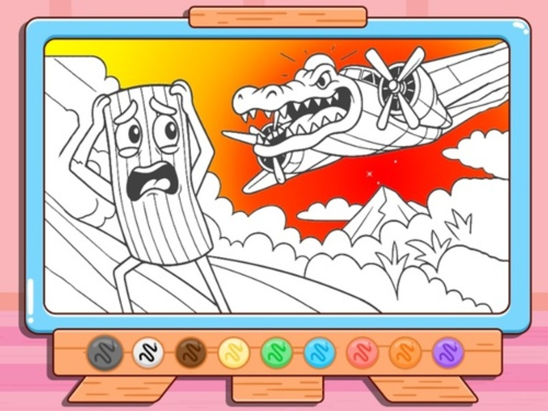 Gra Kolorowanka książka: Bombardino Crocodile w Internecie