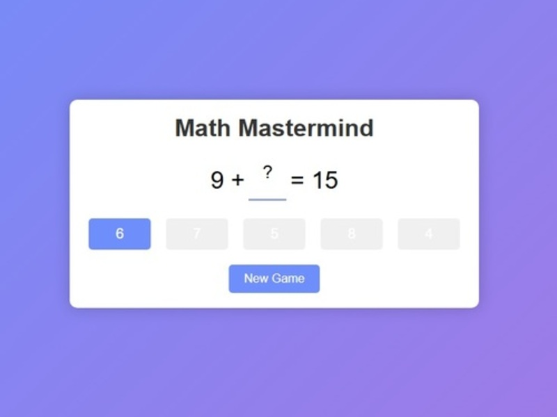 Gra Geniusz matematyczny w Internecie