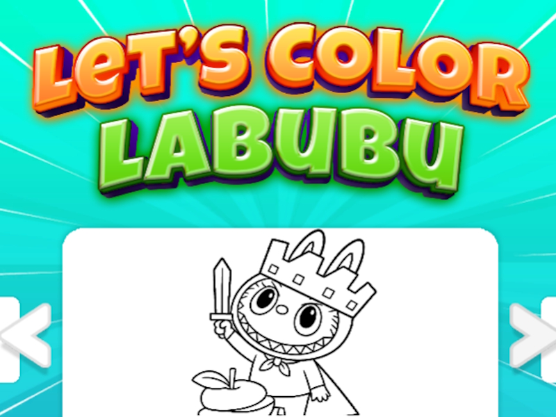 Gra Pomalujmy labubu w Internecie