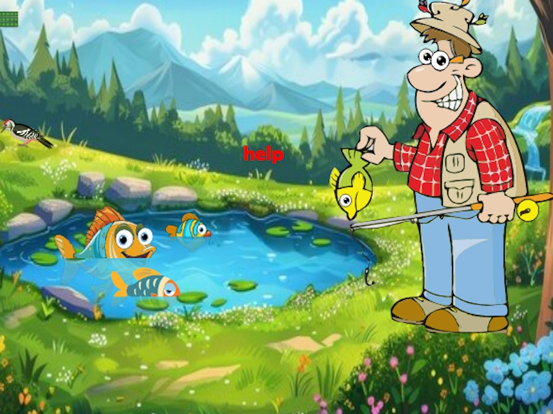 Gra Weź rybę od rybaka w Internecie