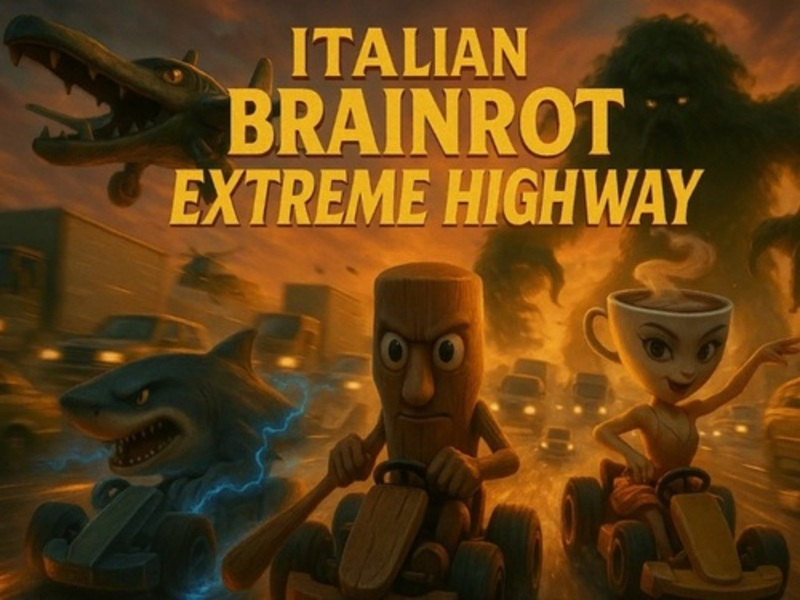 Gra Włoski Brainrot: Extreme Highway w Internecie