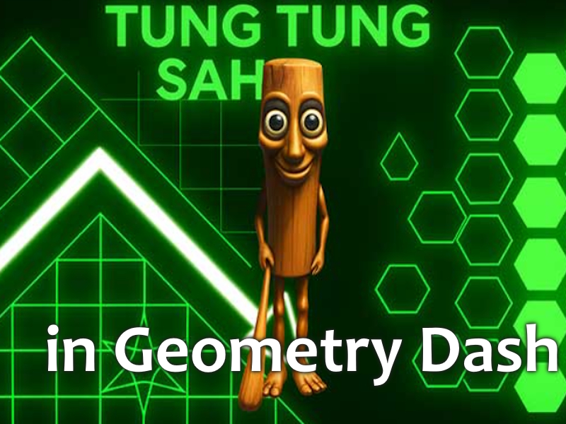 Gra Tung Tung Sahur w desce geometrii w Internecie