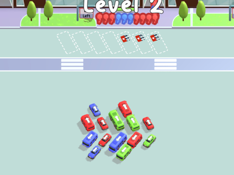 Gra Mania autobusowa: ruch parkingowy w Internecie