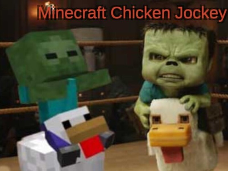 Gra Minecraft: Jockey z kurczaka w Internecie