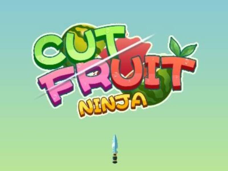 Gra Ninja przecina owoce w Internecie